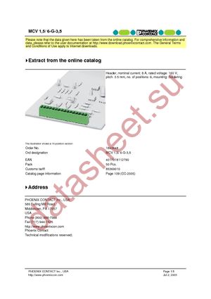 1843648 datasheet  